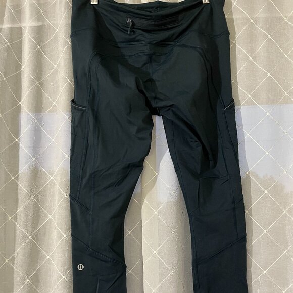Dark blue lululemon leggings size 10 - Picture 5 of 9
